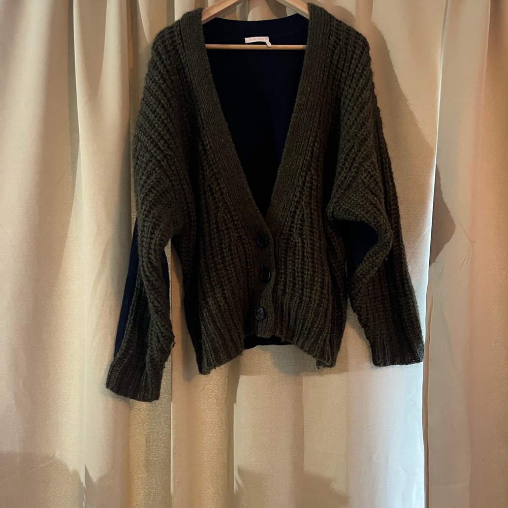 See By Chloe Deep Green Knit Cardigan